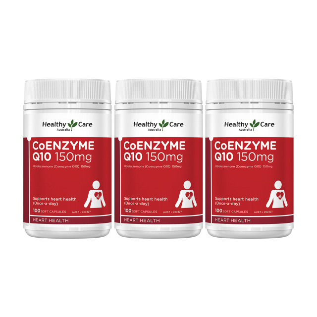 12472058.【保护心脏】澳洲 Healthy Care Q10辅酶胶囊150mg 100粒 为心脏供能