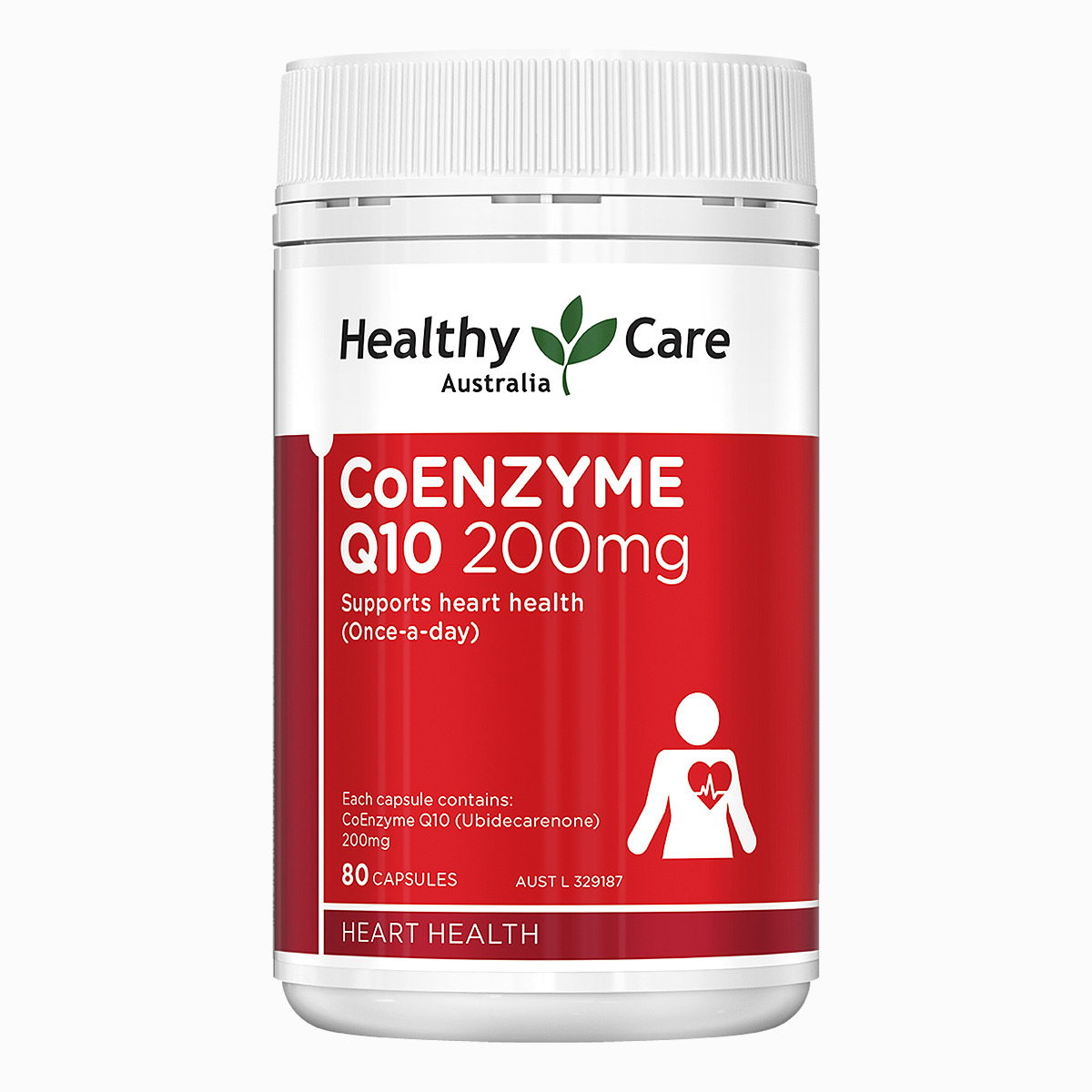 12488596.Healthy Care澳洲辅酶Q10胶囊200mg80粒 成人中老年护心心脏活力