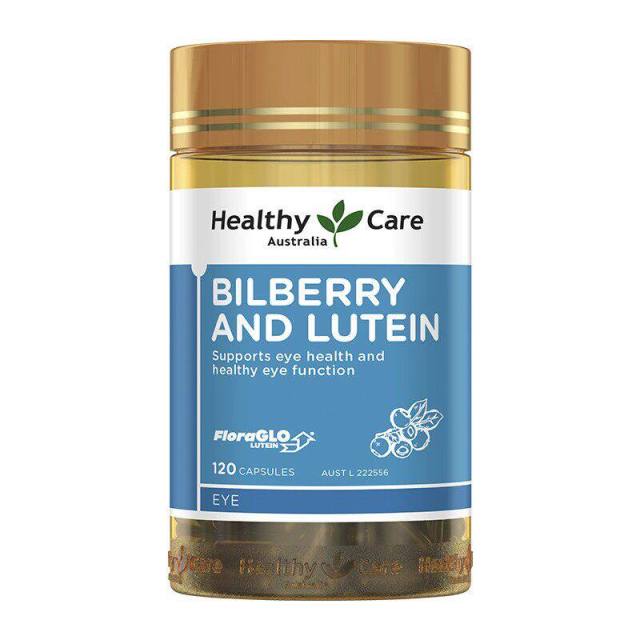 13750000.【护眼润睛】澳洲 Healthy Care 越橘叶黄素胶囊 120粒 护眼明目防屏幕蓝光保护视力