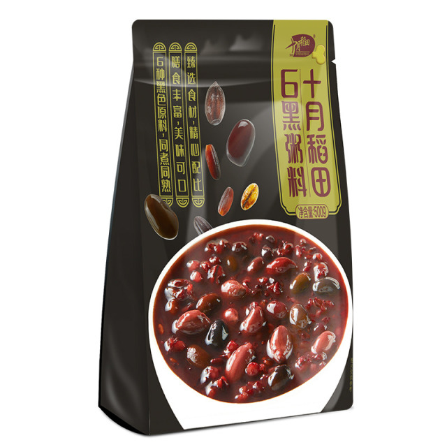12627640.十月稻田 六黑粥料500g*2