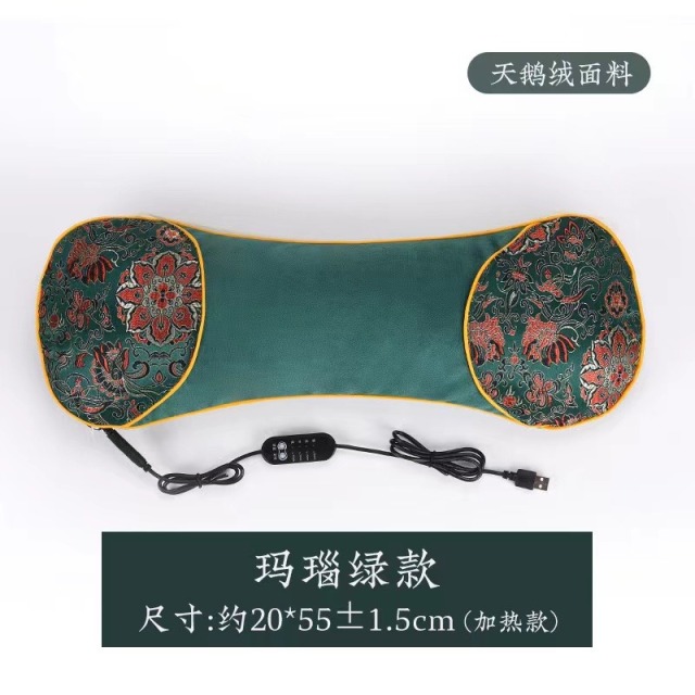 12283406.树可--【艾草颈椎枕】插电发热款 一枕多用!除去颈部,还可以垫腰! 痛经统统解决