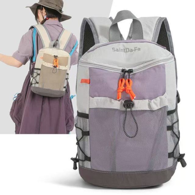 13678981.现货直发!!!【情侣轻便休闲旅行登山包】大容量山系轻量化户外登山包双肩包韩系新款高颜值清新抽绳背包