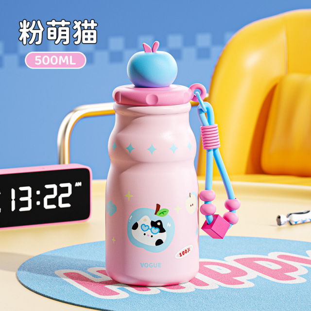 13840977.苹果可爱保温杯女高颜值生日礼物水杯学生口袋杯便携卡通吸管水壶