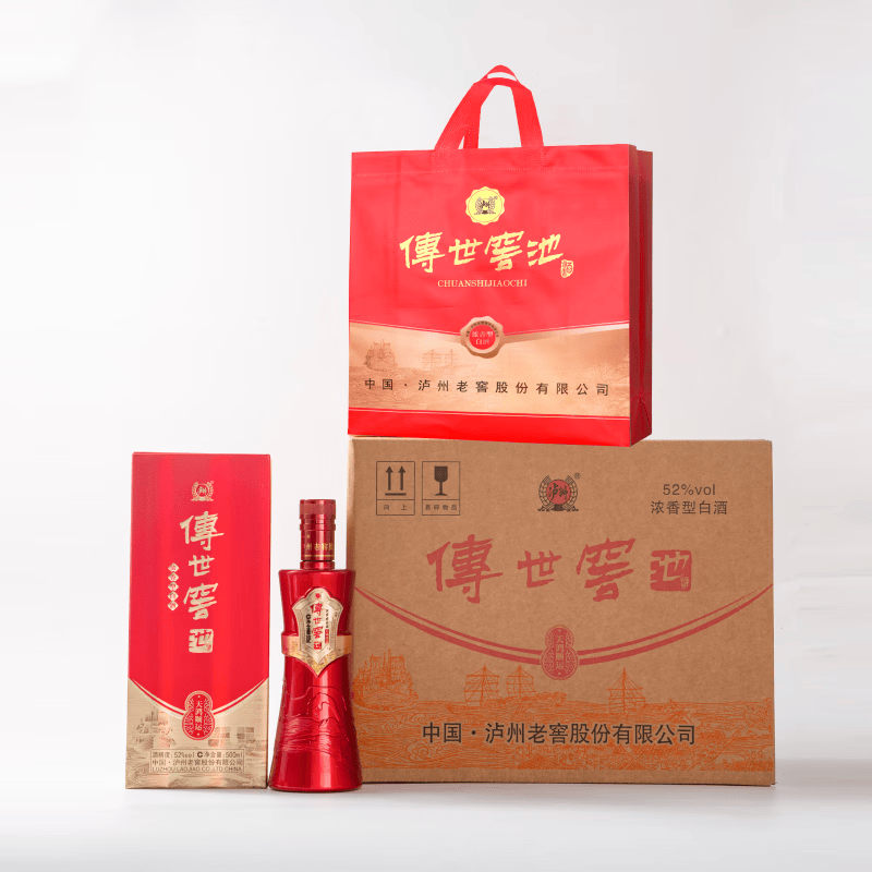 13423647.泸州老窖传世窖池天鸿顺运52度浓香型白酒500ml*6瓶