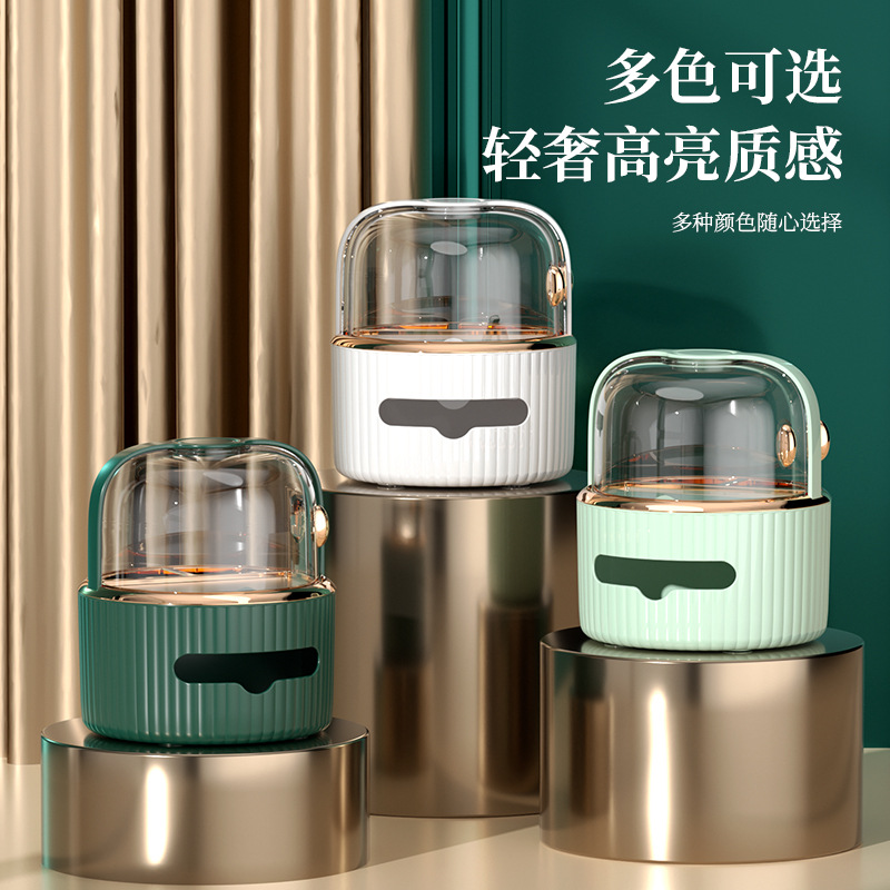 12304178.浩卖,浩卖,29.9到手!~一物多用【桌面收纳,防尘纸巾盒】家用卧室桌面多功能置物抽纸收纳盒