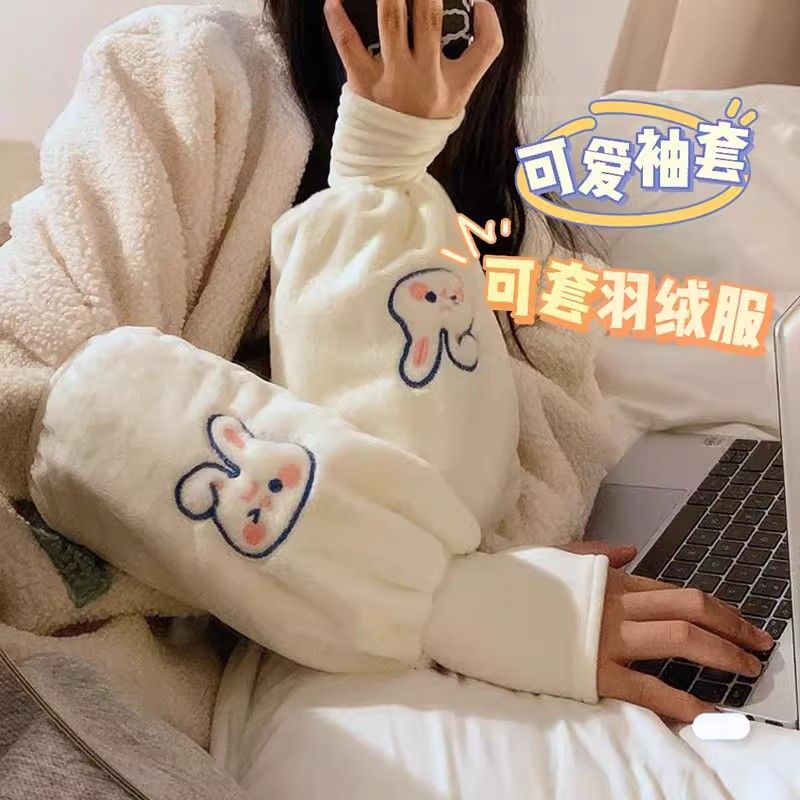 12718964.12,12到手,【防污儿童,二合一成人袖套】防脏暖手加厚护保暖护袖套连手指袖