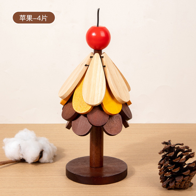 12990072.3/4片圣诞树隔热垫！！！【圣诞树餐桌饰品摆件】创意一棵树防烫锅垫折叠杯垫碗垫