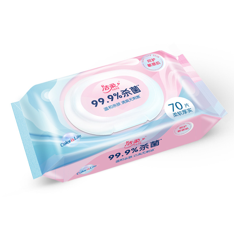 12432985.洁柔牌卫生湿巾(70片装)非独立装