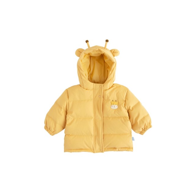 13280880.YOUGE幼歌 婴幼儿冬季新款保暖连帽红嘴雁羽绒服宝宝三防防风外套
