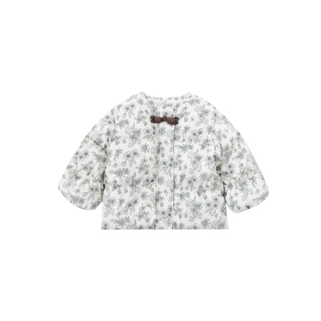 13280830.YOUGE幼歌 冬季新品婴幼儿厚实保暖碎花刺绣宝宝棉服