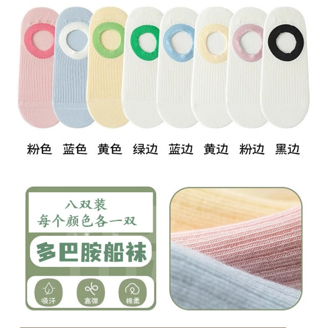 11873850.破破破价!!!【这双春夏薄款网眼棉】【冰淇凌船袜!!】夏季必备款不!掉!跟!船!袜!很轻薄の弹力很大
