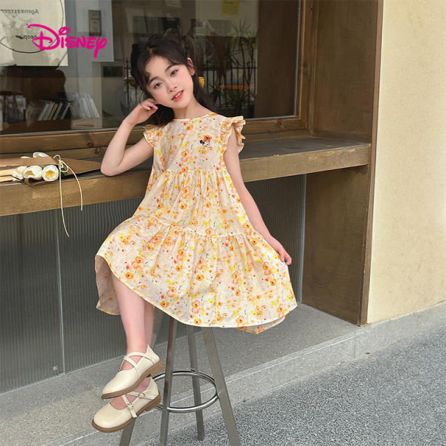 12075768.迪士尼DISNEY女童连衣裙（飞袖公主裙）