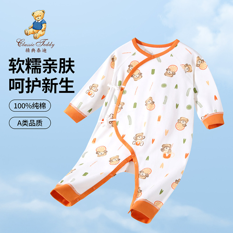 13722014.精典泰迪长袖细带哈衣（T趣味小熊1）