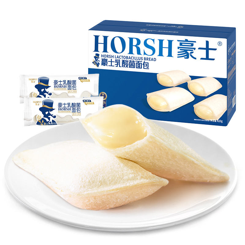 12679436.豪士乳酸菌口袋面包健康早餐蛋糕零食小吃吐司食品整箱