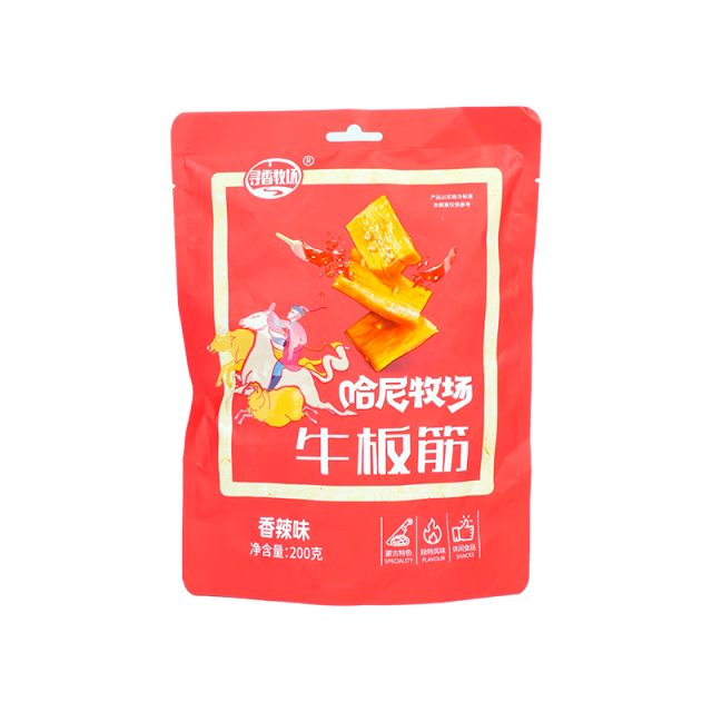 12880155.寻香牧场 哈尼牧场 内蒙特色香辣牛板筋200g/袋