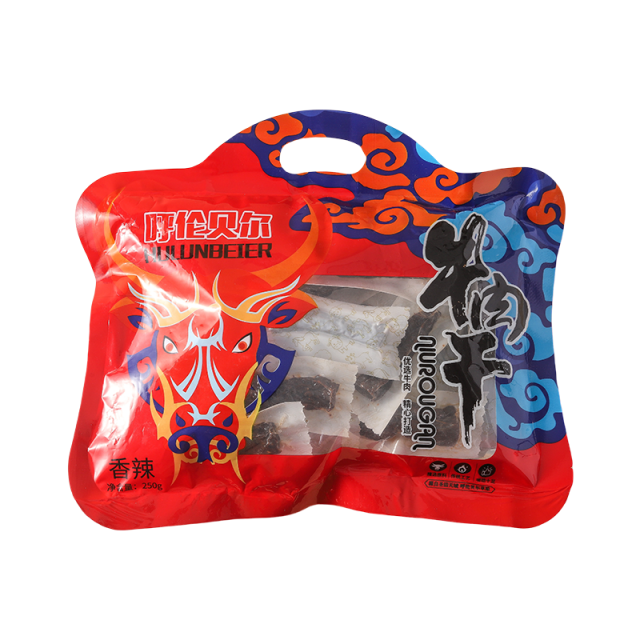 12880241.寻香牧场 哈尼牧场 内蒙特色草原炭烤风干牛肉干250g/袋 7成干