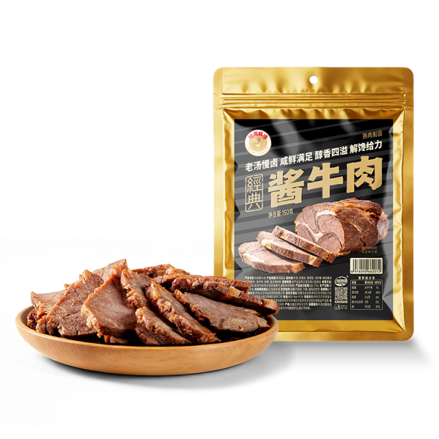 13232533.寻香牧场 经典草原酱牛肉 150g/袋