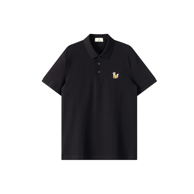13375695.WILLIAM FOX&SONS 夏季50S亲肤长绒棉5A抗菌透气短袖高级感POLO衫男
