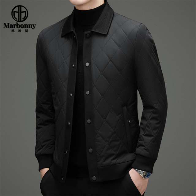 12751451.【玛波尼】高端棉服男士秋冬新款轻薄保暖翻领夹克棉袄男装休闲百搭棉衣外套