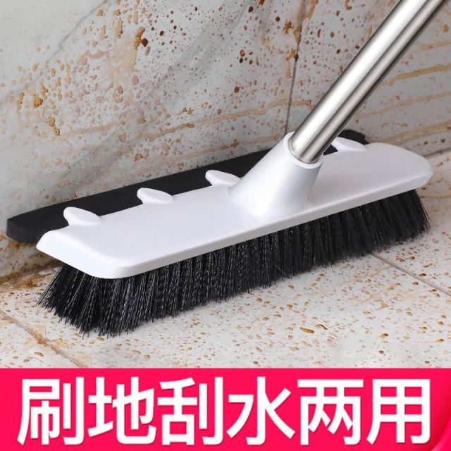 12255474.加粗直杆不锈钢地刷 刮刷两用涮洗清洁刷浴室地板墙面刷