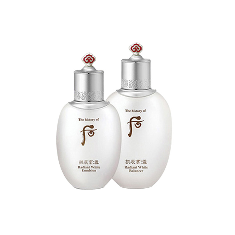 12745900.【韩国直邮】Whoo 后雪美白单品水150ml+乳110ml 有效期【2028年1月左右】