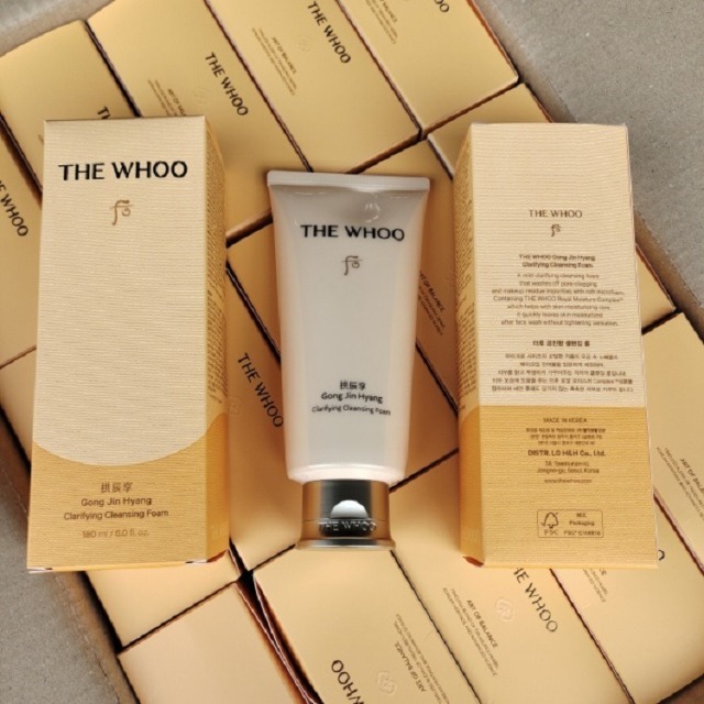 12746496.【韩国直邮】Whoo 后拱辰享洗面奶180ml 发新版 有效期【2028年1月左右】