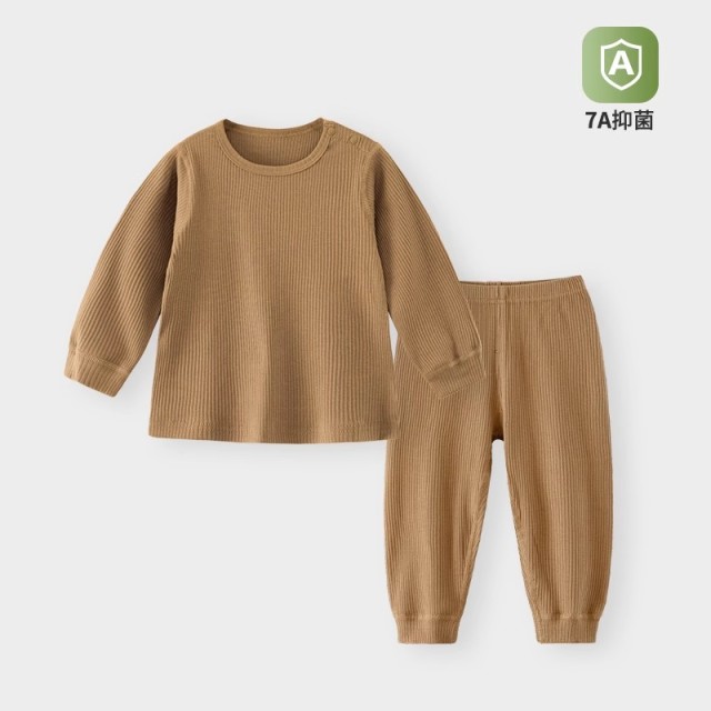 13640723.宝宝秋衣秋裤套装高腰护肚婴儿纯棉秋衣套装儿童男女幼童内衣