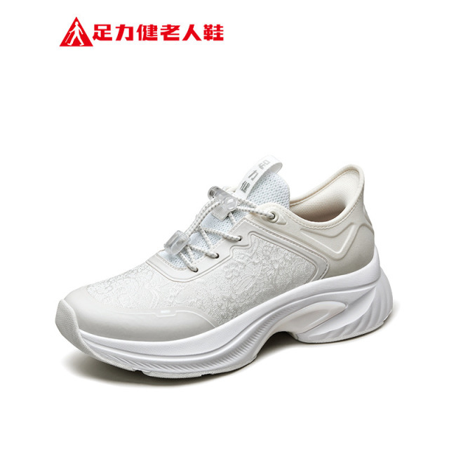 13190200.足力健四季中老年人软底休闲跳舞鞋休闲防滑运动女鞋