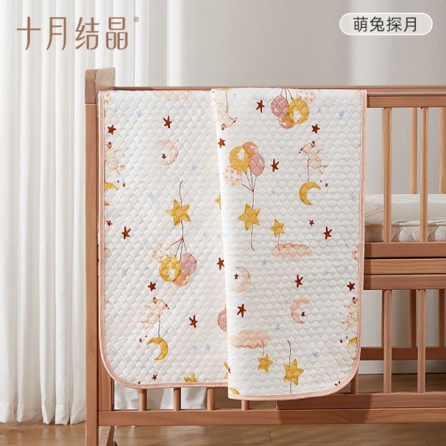 12045821.十月结晶新生婴儿隔尿垫宝宝防水透气可洗纯棉姨妈垫生理期床垫子