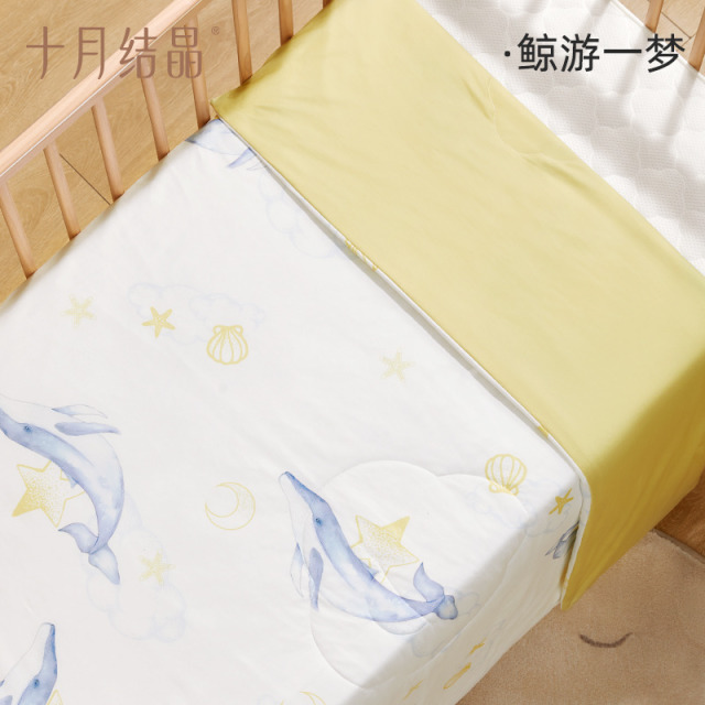 12045801.十月结晶婴儿夏凉被新生宝宝小被子夏季幼儿园盖毯夏季款空调被子
