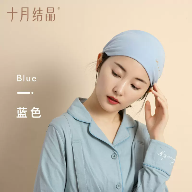 12045748.十月结晶月子头巾发带产后春季防风女产妇月子护额头带时尚夏季款