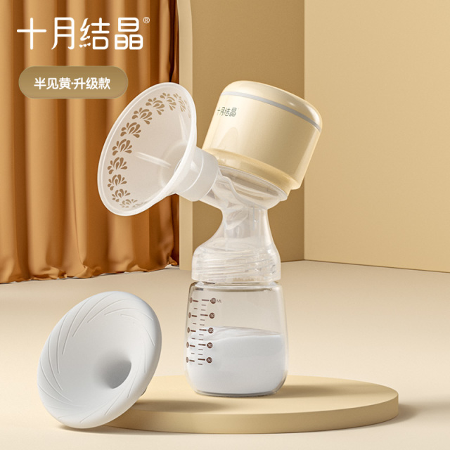 12045696.十月结晶吸奶器一体式电动自动挤拔奶器孕产妇产后正品静音大吸力