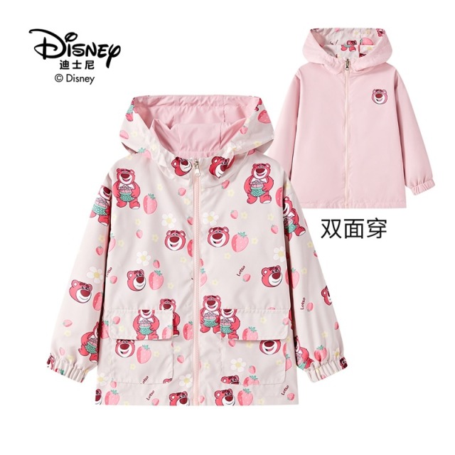 13642348.Disney/迪士尼草莓熊春夏柔软舒适户外休闲双面穿外套(不含包包)