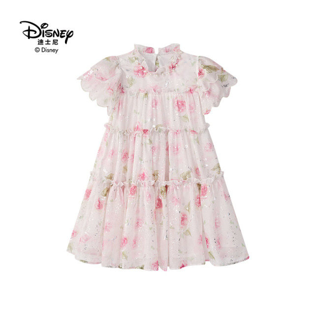 13641792.Disney/迪士尼女童夏季时尚连衣裙清凉夏日法式浪漫风（不包含配饰、帽子）