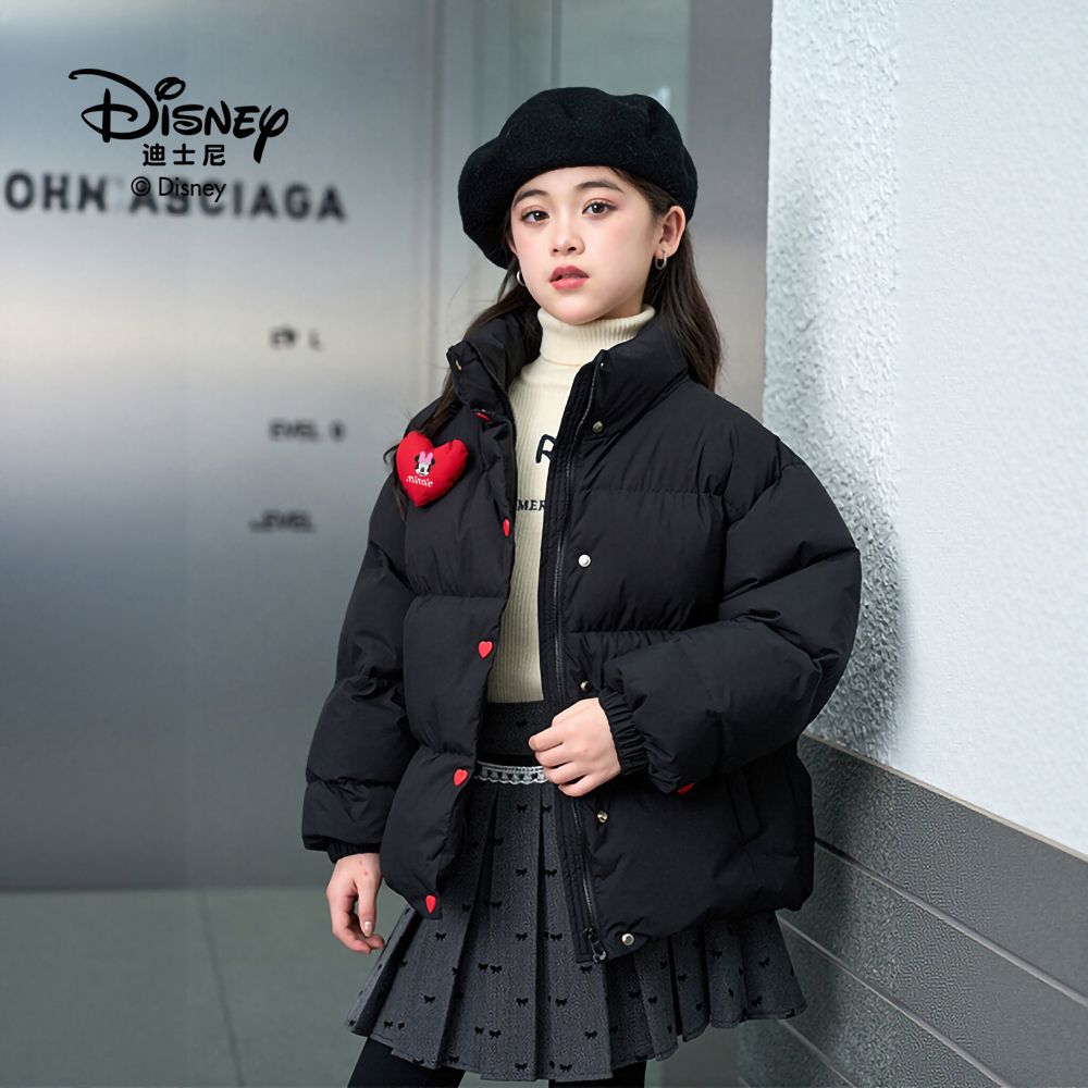 13642176.Disney/迪士尼女童美酷派对立体爱心多色可选羽绒服