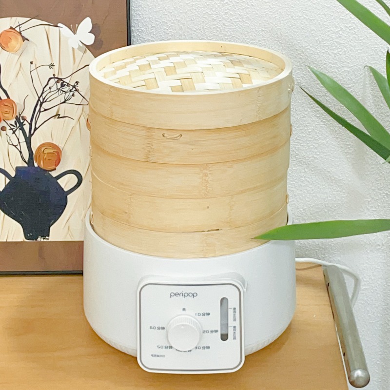 11743618.小派派竹笼电蒸锅多功能家用电蒸锅