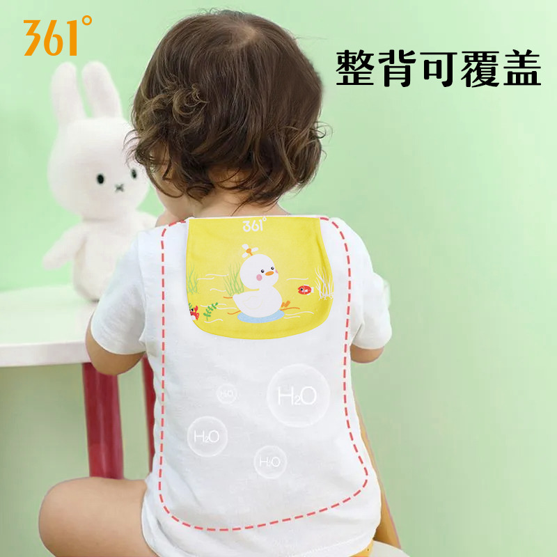 12406633.361 儿童四层纯棉吸汗巾幼儿园大号小月龄婴儿宝宝止汉全棉垫背隔汗巾