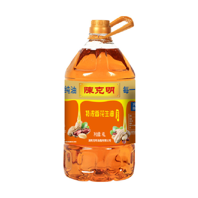12738562.陈克明 一级物理压榨特浓香花生油4L