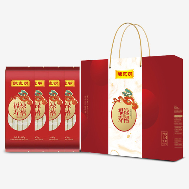 12740361.【礼盒装】陈克明 福禄寿禧面礼盒装 过节送礼佳品