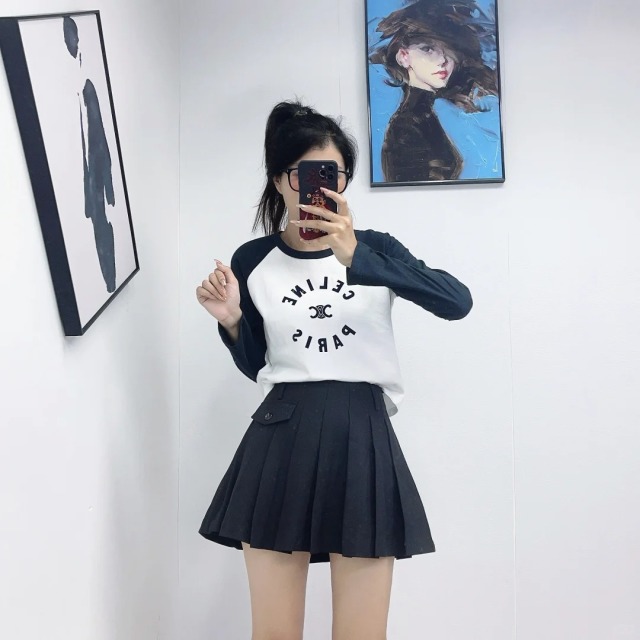 13681073.新款经典百搭经典百褶半裙(带腰带) 0119219
