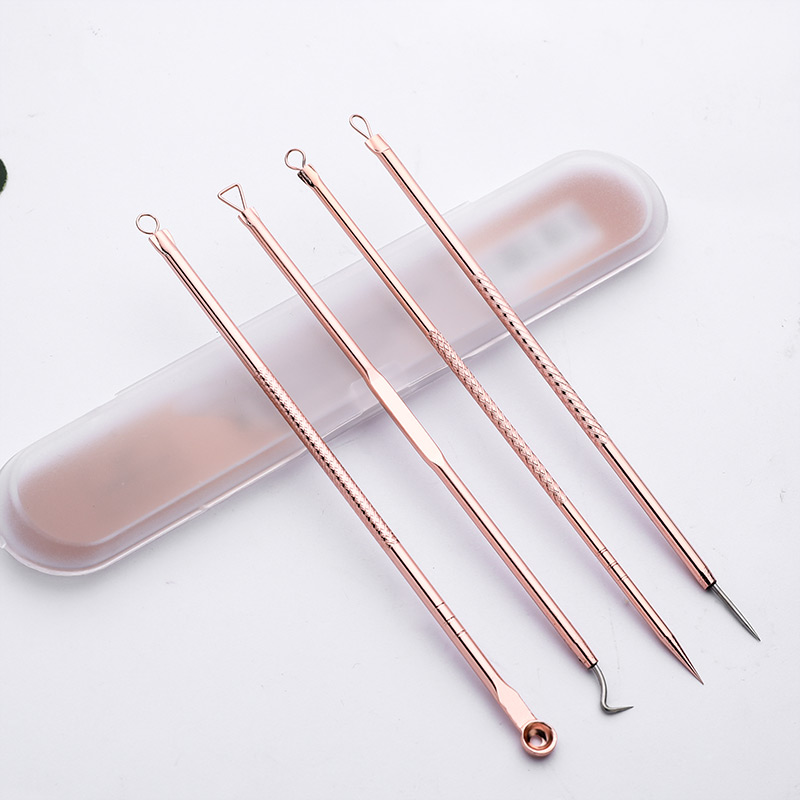 10498297.MYONLY/麦欧丽 粉刺针套装黑头针粉刺夹挤痘痘工具双头暗疮针