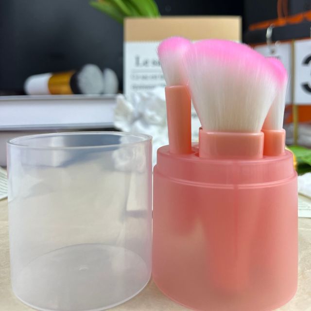 12780642.【5支装】圆桶五支化妆刷套装超柔软散粉修容刷遮瑕眼影刷便携新品推荐
