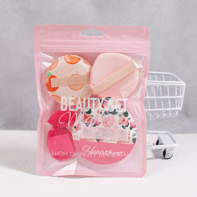 13443291.【5件套】加厚棉花糖粉扑粉饼定妆干湿两用不吃粉粉底液气垫组合套装