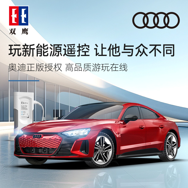 11888796.双鹰奥迪正版新能源遥控汽车越野卡车仿真电动玩具车跑车儿童男孩生日礼物