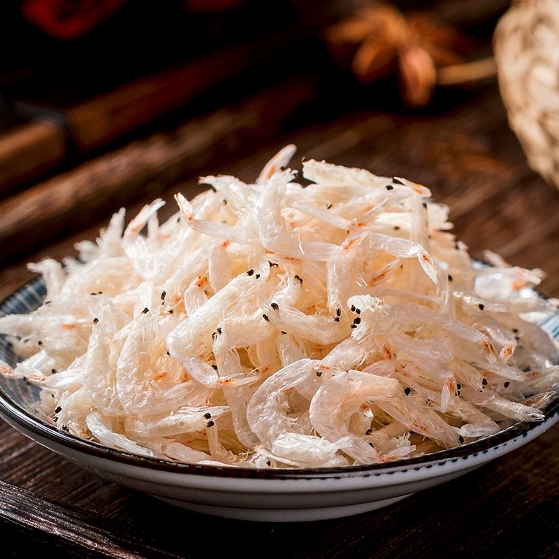 12667374.淡干虾皮500克微咸袋装新鲜即食婴幼儿宝宝补钙小虾米水产干货生晒海米虾