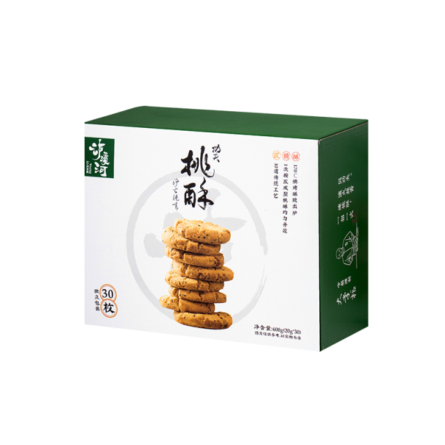 12687870.【明星爆款】泸溪河南京特产中式糕点心桃酥原味600g*1/山楂小饼132g*3/绿豆冰糕180g*3