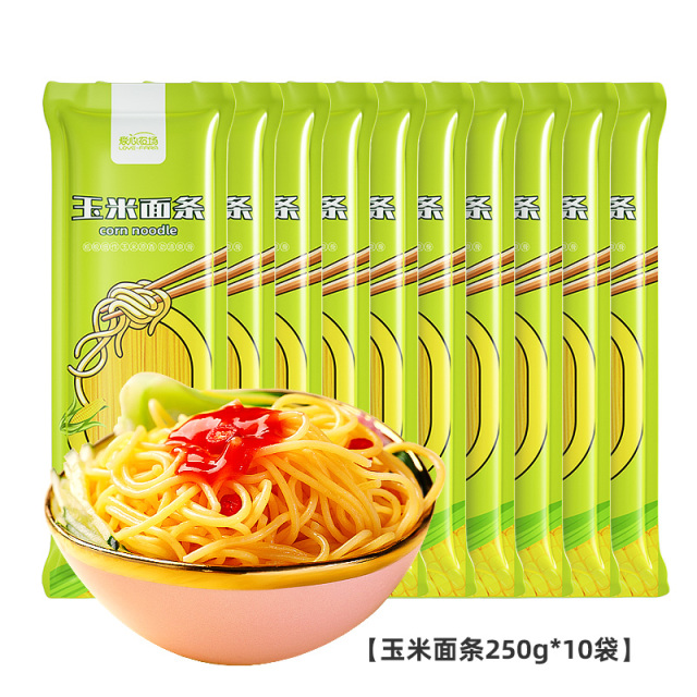 13456145.爱心农场 低脂全干玉米面条250g*10袋