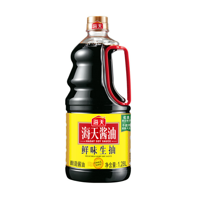 13368164.海天鲜味生抽1.28L/750ml 家用餐饮端炒菜凉拌调味