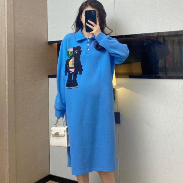 12999257.十月名裳 孕妇春秋卫衣裙时尚孕妇装连衣裙春季裙子女上衣