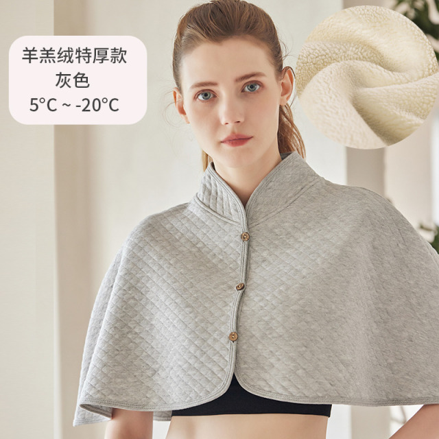 12999178.十月名裳孕妇装月子披肩起夜哺乳柔软保暖斗篷亲肤护肩防风小披肩